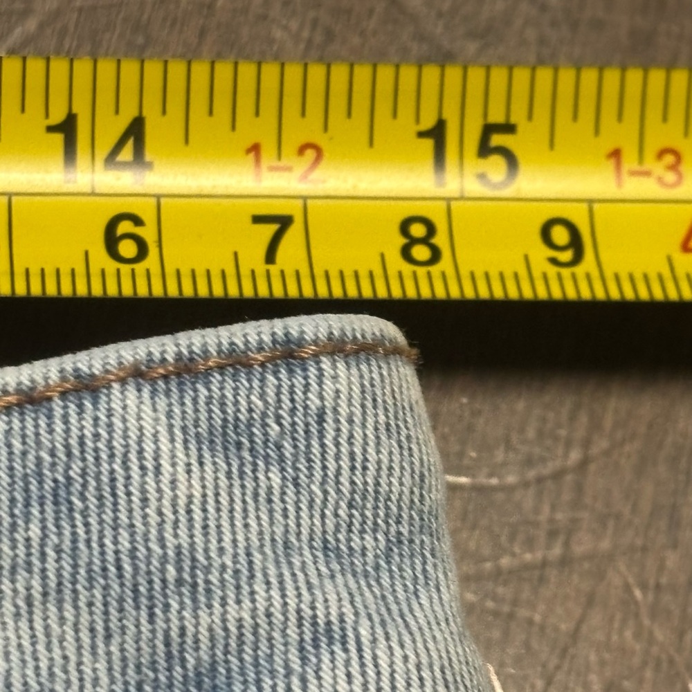 SOLd Frye Women’s Jeans Size 8 29 Light Wash High Rise Straight Leg Stretch - Picture 9 of 12